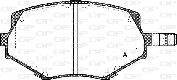 Open Parts BPA0478.02 - Komplet Pločica, disk-kočnica www.molydon.hr