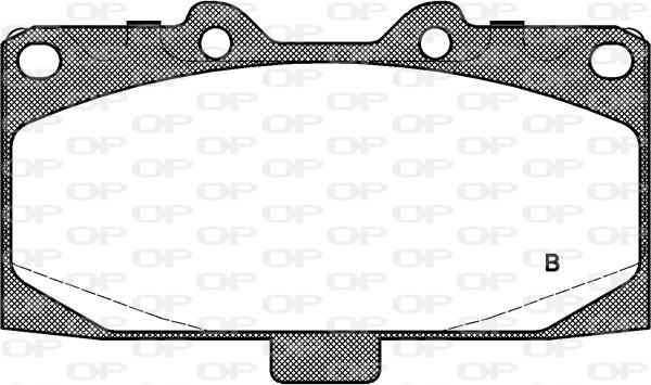Open Parts BPA0599.12 - Komplet Pločica, disk-kočnica www.molydon.hr