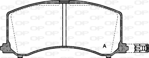 Open Parts BPA0595.02 - Komplet Pločica, disk-kočnica www.molydon.hr