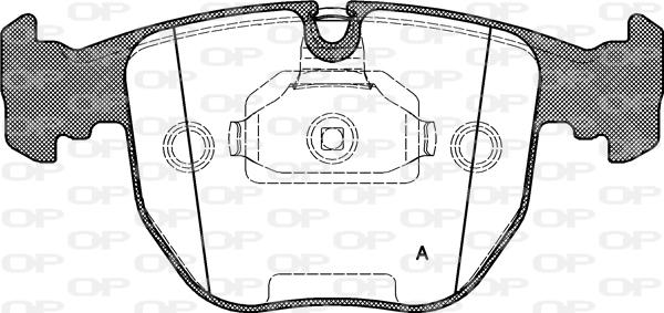 Open Parts BPA0596.00 - Komplet Pločica, disk-kočnica www.molydon.hr