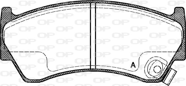 Open Parts BPA0592.42 - Komplet Pločica, disk-kočnica www.molydon.hr