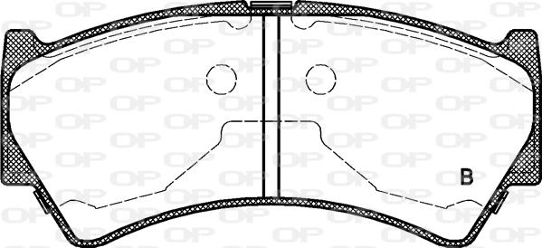 Open Parts BPA0592.52 - Komplet Pločica, disk-kočnica www.molydon.hr