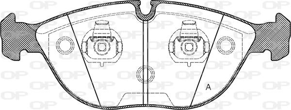 Open Parts BPA0597.00 - Komplet Pločica, disk-kočnica www.molydon.hr