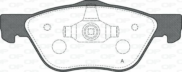 Open Parts BPA0589.20 - Komplet Pločica, disk-kočnica www.molydon.hr