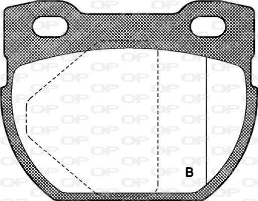 Open Parts BPA0584.00 - Komplet Pločica, disk-kočnica www.molydon.hr