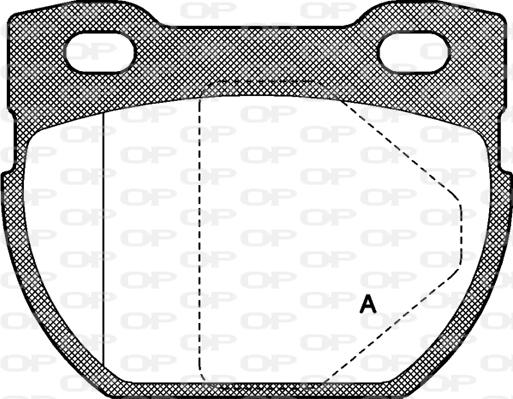 Open Parts BPA0584.00 - Komplet Pločica, disk-kočnica www.molydon.hr