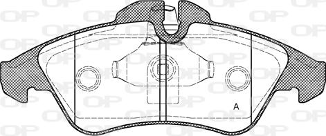 Open Parts BPA0578.10 - Komplet Pločica, disk-kočnica www.molydon.hr