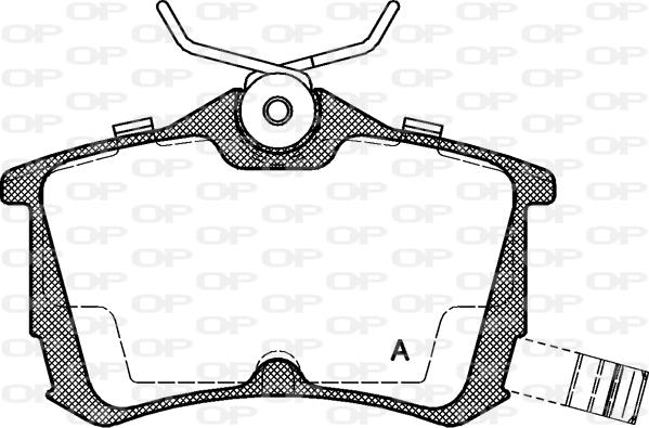 Open Parts BPA0695.02 - Komplet Pločica, disk-kočnica www.molydon.hr