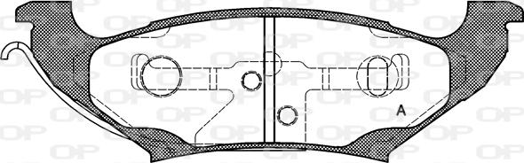 Open Parts BPA0690.10 - Komplet Pločica, disk-kočnica www.molydon.hr