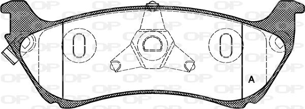 Open Parts BPA0698.01 - Komplet Pločica, disk-kočnica www.molydon.hr