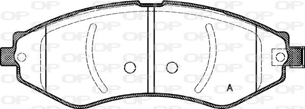 Open Parts BPA0645.22 - Komplet Pločica, disk-kočnica www.molydon.hr