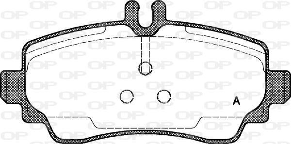 Open Parts BPA0650.00 - Komplet Pločica, disk-kočnica www.molydon.hr