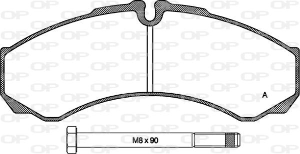 Open Parts BPA0651.00 - Komplet Pločica, disk-kočnica www.molydon.hr