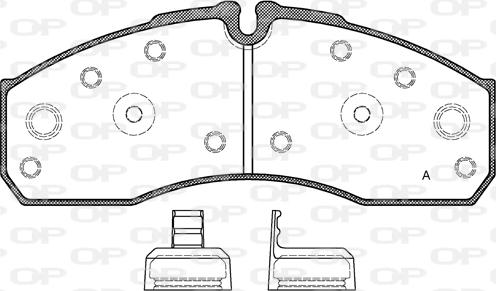 Open Parts BPA0651.30 - Komplet Pločica, disk-kočnica www.molydon.hr