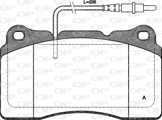 Open Parts BPA0666.14 - Komplet Pločica, disk-kočnica www.molydon.hr