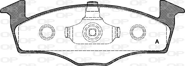 Open Parts BPA0609.00 - Komplet Pločica, disk-kočnica www.molydon.hr