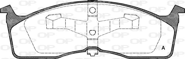 Open Parts BPA0610.00 - Komplet Pločica, disk-kočnica www.molydon.hr