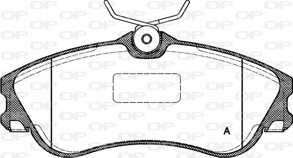 Open Parts BPA0634.00 - Komplet Pločica, disk-kočnica www.molydon.hr