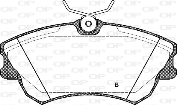 Open Parts BPA0638.02 - Komplet Pločica, disk-kočnica www.molydon.hr