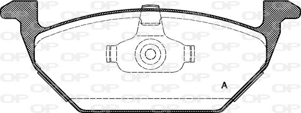 Open Parts BPA0633.00 - Komplet Pločica, disk-kočnica www.molydon.hr