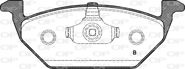 Open Parts BPA0633.21 - Komplet Pločica, disk-kočnica www.molydon.hr