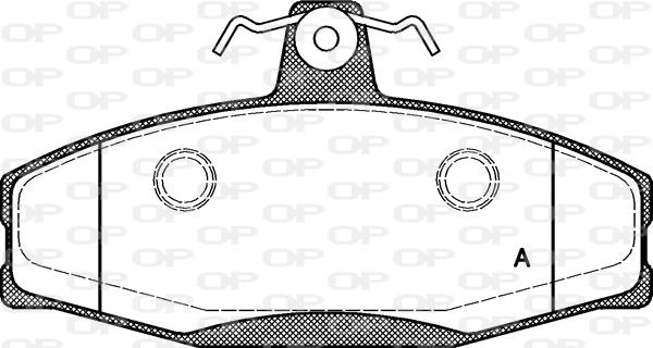 Open Parts BPA0620.20 - Komplet Pločica, disk-kočnica www.molydon.hr