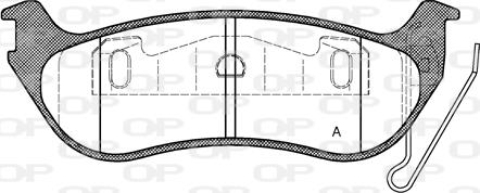 Open Parts BPA0628.12 - Komplet Pločica, disk-kočnica www.molydon.hr