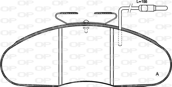 Open Parts BPA0048.02 - Komplet Pločica, disk-kočnica www.molydon.hr