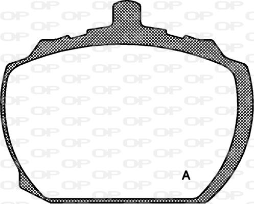 Open Parts BPA0058.10 - Komplet Pločica, disk-kočnica www.molydon.hr