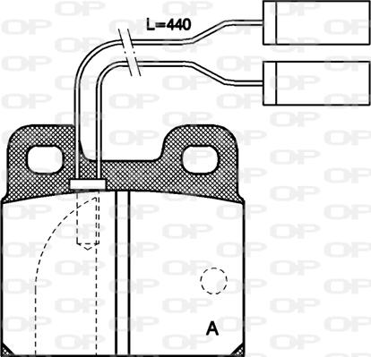 Open Parts BPA0005.01 - Komplet Pločica, disk-kočnica www.molydon.hr