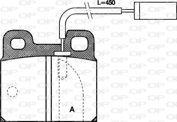 Open Parts BPA0005.11 - Komplet Pločica, disk-kočnica www.molydon.hr