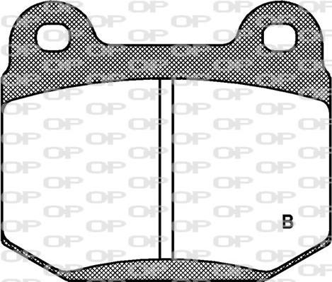 Open Parts BPA0014.01 - Komplet Pločica, disk-kočnica www.molydon.hr