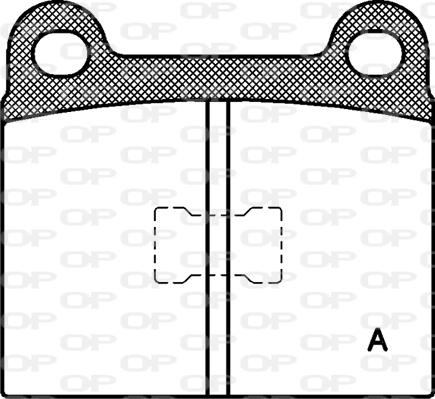 Open Parts BPA0017.00 - Komplet Pločica, disk-kočnica www.molydon.hr