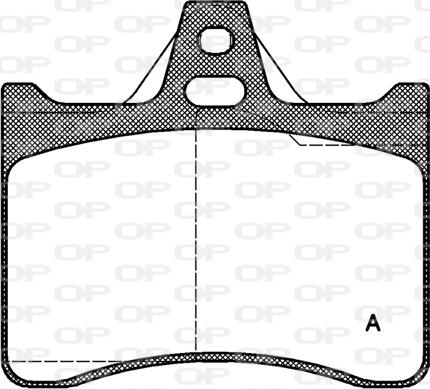 Open Parts BPA0088.10 - Komplet Pločica, disk-kočnica www.molydon.hr