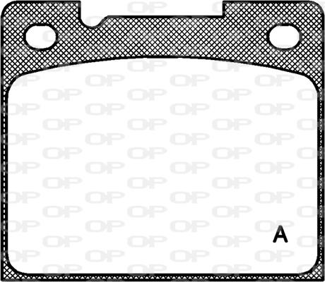 Open Parts BPA0039.30 - Komplet Pločica, disk-kočnica www.molydon.hr