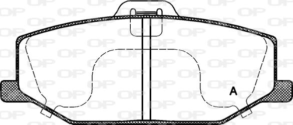 Open Parts BPA0190.10 - Komplet Pločica, disk-kočnica www.molydon.hr