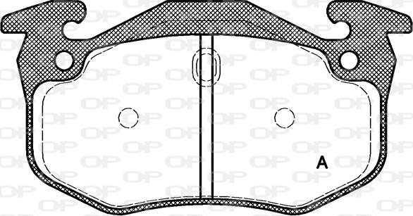 Open Parts BPA0144.70 - Komplet Pločica, disk-kočnica www.molydon.hr