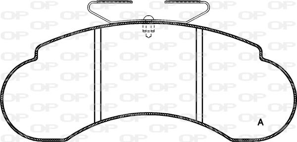 Open Parts BPA0142.10 - Komplet Pločica, disk-kočnica www.molydon.hr