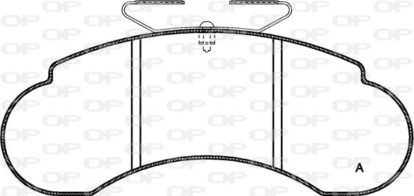 Open Parts BPA0142.20 - Komplet Pločica, disk-kočnica www.molydon.hr