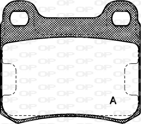 Open Parts BPA0157.00 - Komplet Pločica, disk-kočnica www.molydon.hr