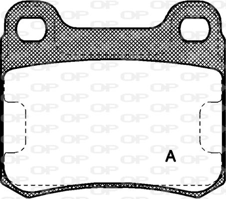 Open Parts BPA0157.10 - Komplet Pločica, disk-kočnica www.molydon.hr