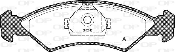 Open Parts BPA0168.00 - Komplet Pločica, disk-kočnica www.molydon.hr