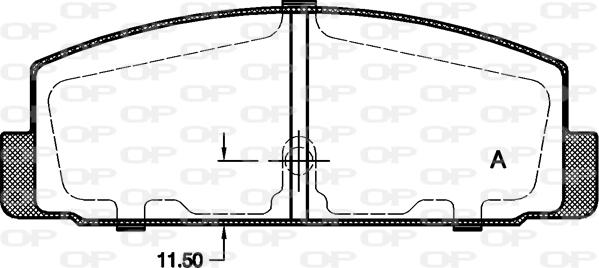 Open Parts BPA0179.30 - Komplet Pločica, disk-kočnica www.molydon.hr