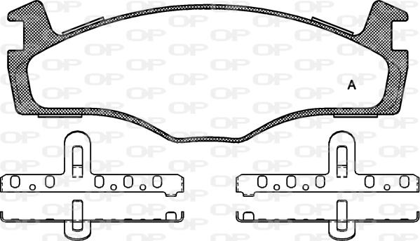 Open Parts BPA0171.60 - Komplet Pločica, disk-kočnica www.molydon.hr