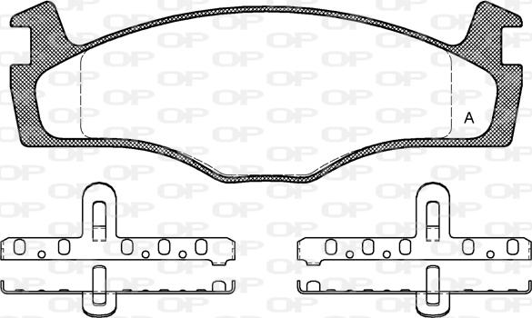 Open Parts BPA0171.00 - Komplet Pločica, disk-kočnica www.molydon.hr