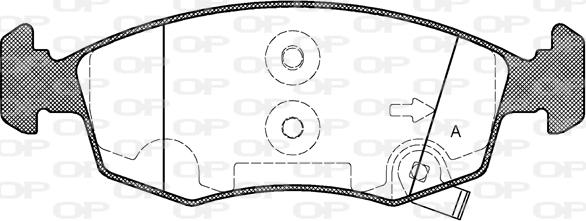 Open Parts BPA0172.50 - Komplet Pločica, disk-kočnica www.molydon.hr