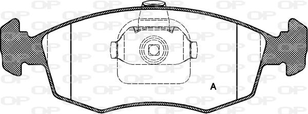 Open Parts BPA0172.10 - Komplet Pločica, disk-kočnica www.molydon.hr