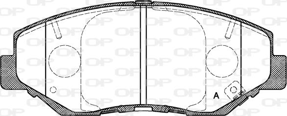 Open Parts BPA0899.00 - Komplet Pločica, disk-kočnica www.molydon.hr