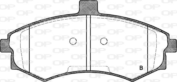 Open Parts BPA0893.02 - Komplet Pločica, disk-kočnica www.molydon.hr