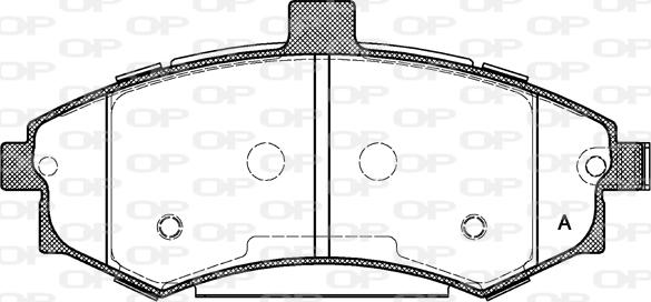 Open Parts BPA0893.02 - Komplet Pločica, disk-kočnica www.molydon.hr